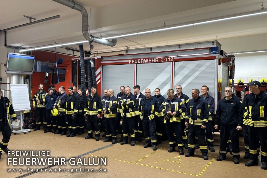 Ausbildung mit der Feuerwehr Mittenwalde